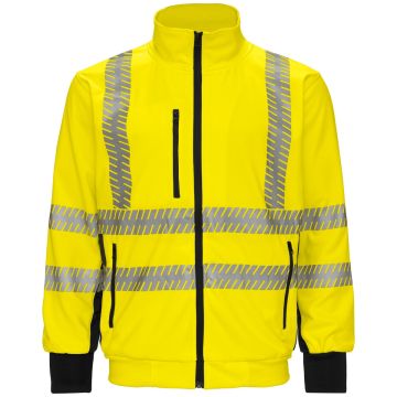 Workwear Factory Varsel Tröja Zip 150506 gul/svart
