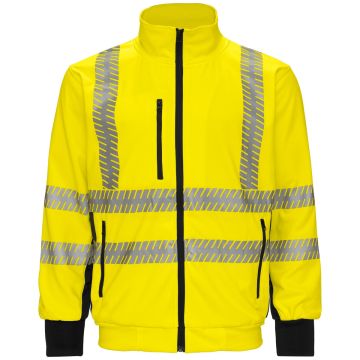 Workwear Factory Varsel Tröja Zip 150506 gul/svart