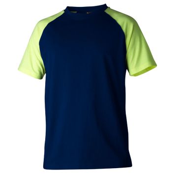 Topswede T-Shirt 225 marin/gul