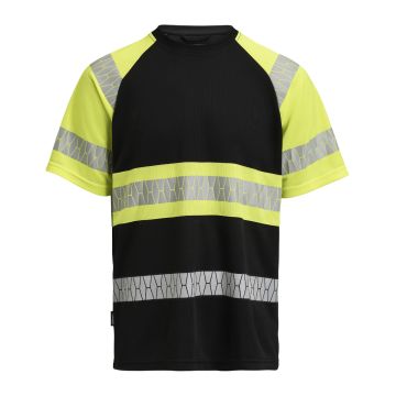 Jobman Varsel T-shirt klass 1 5226 svart/gul 