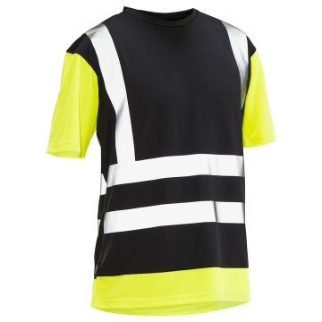 Jobman Varsel T-shirt klass 1 5126 svart/gul 